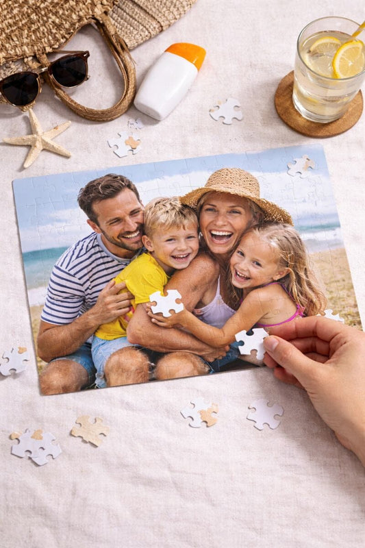 Personalised Photo Jigsaw Puzzle - 110 Piece Custom Picture Puzzle Personalised Gifts Print My Tops 