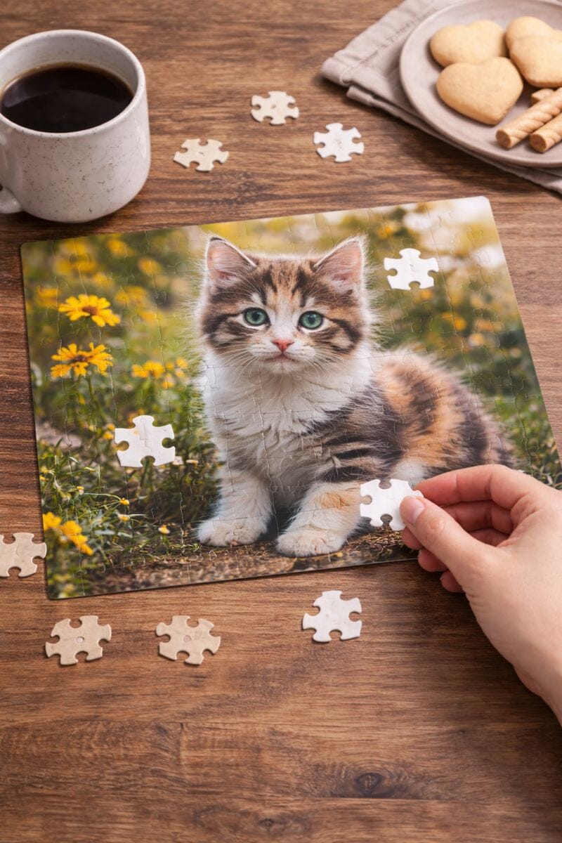 Personalised Photo Jigsaw Puzzle - 110 Piece Custom Picture Puzzle Personalised Gifts Print My Tops 