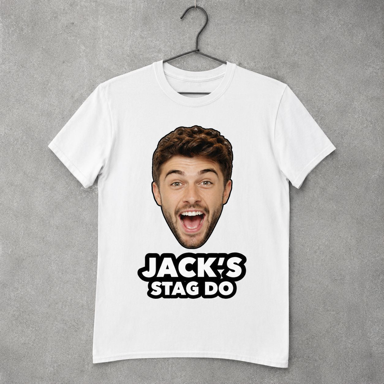 Photo Print Stag Do T-Shirts – We Cut Out the Photos for You T-shirt Print My Tops Mens Small White 
