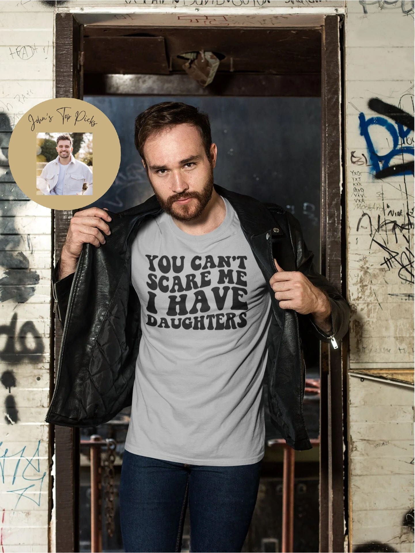 You Cant Scare Me Dad Tshirt