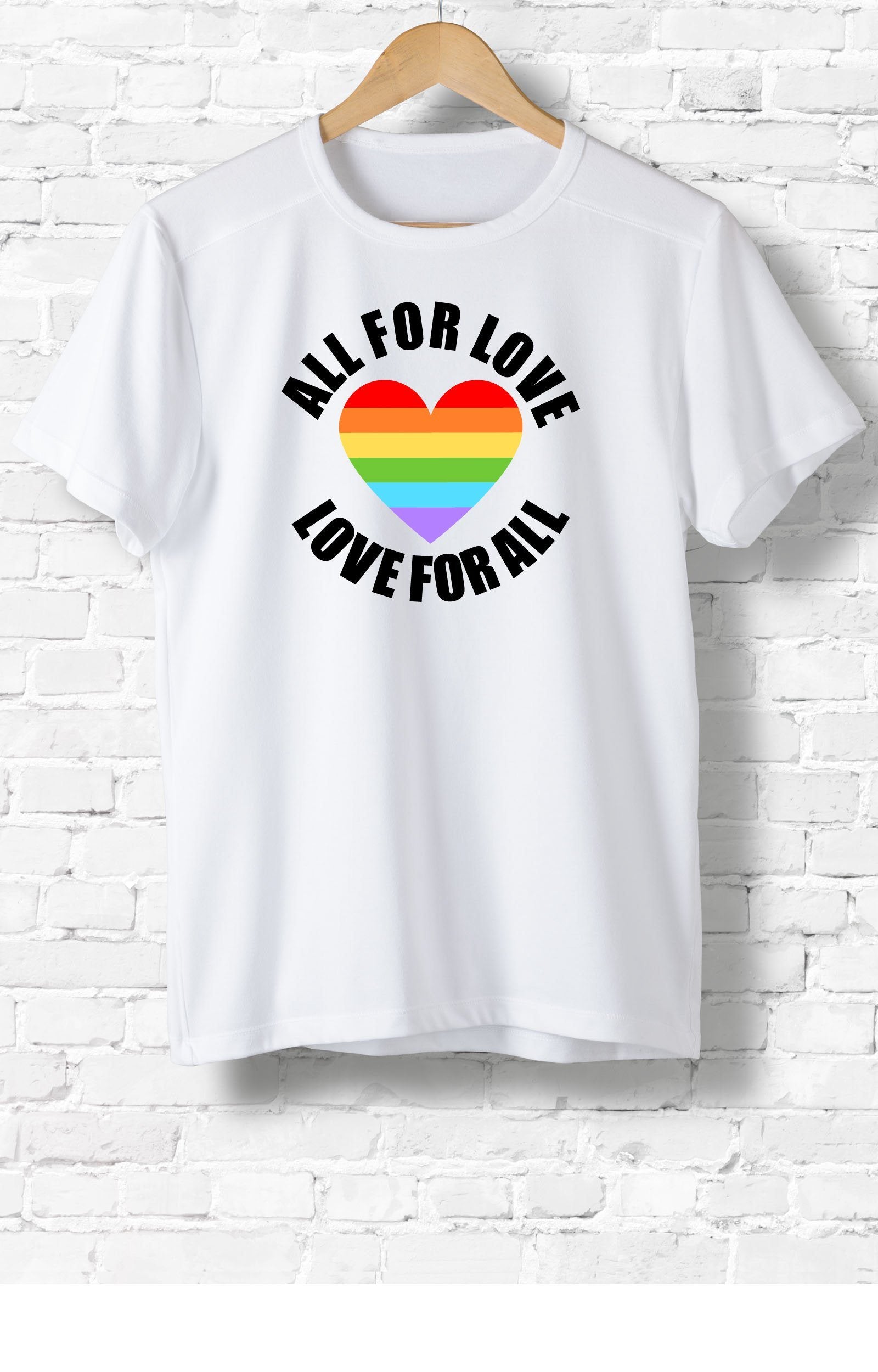 All For Love Pride T-shirt