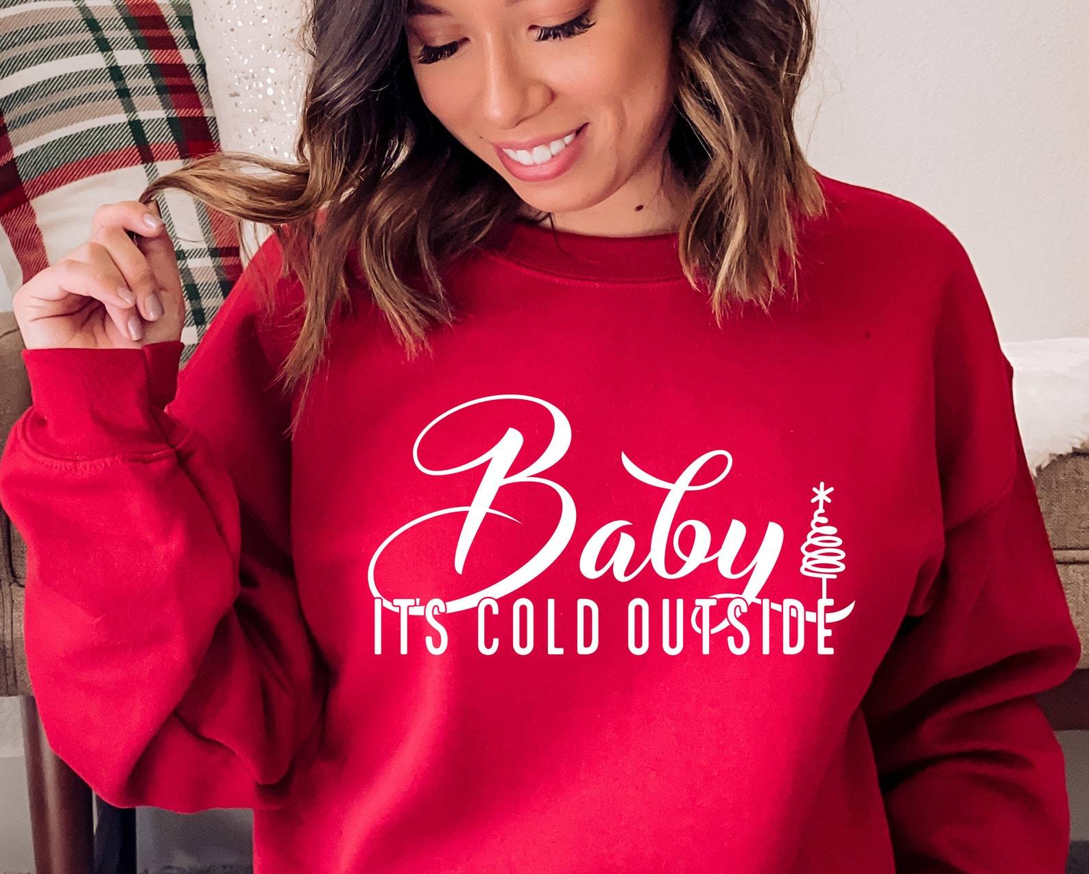 Baby its cold outside Christmas Jumper