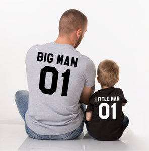 Big Man Little Man Matching T-shirts