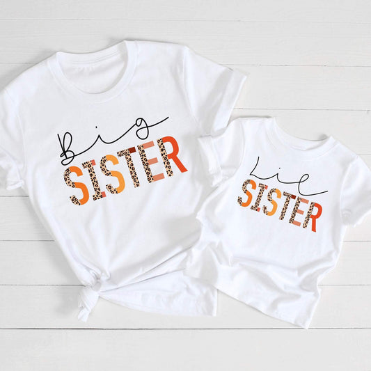 Big Sister Lil Sister Matching T-shirts