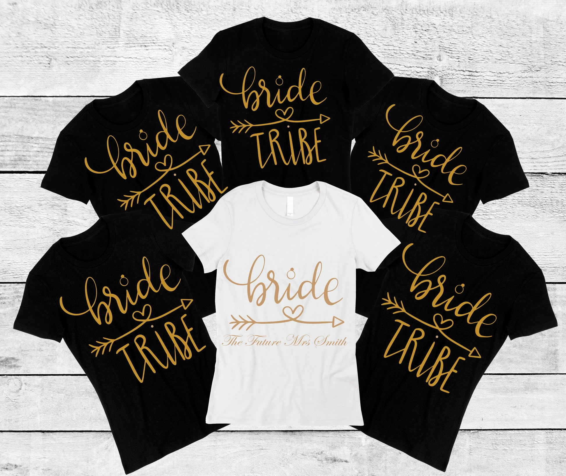 BRIDE TRIBE HEN PARTY T-SHIRTS