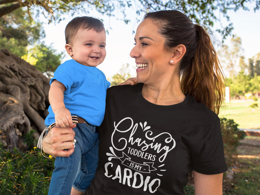 Chasing Toddlers is My Cardio T-shirts
