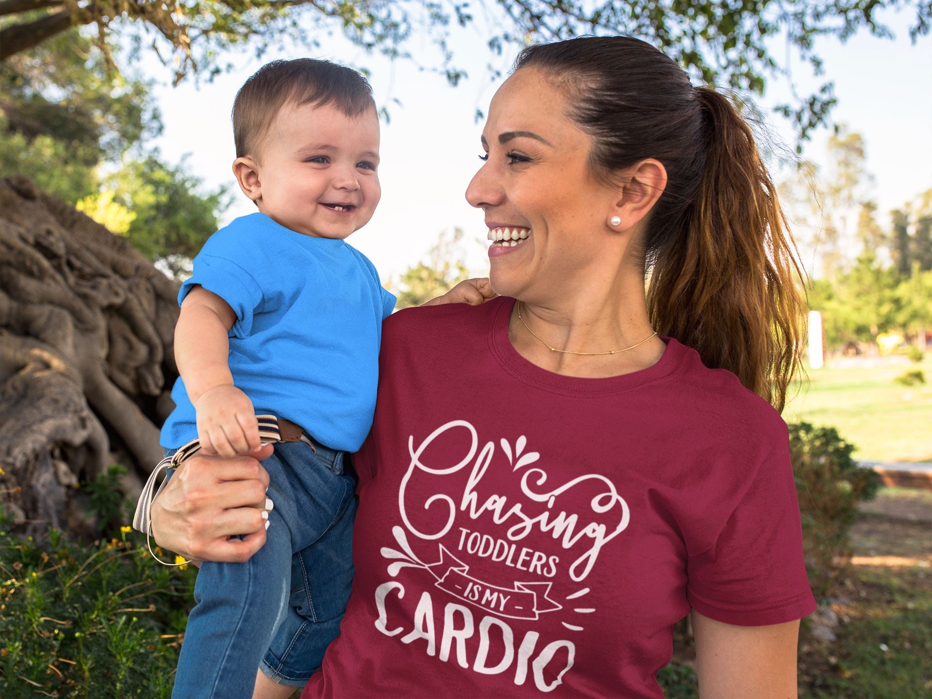 Chasing Toddlers is My Cardio T-shirts