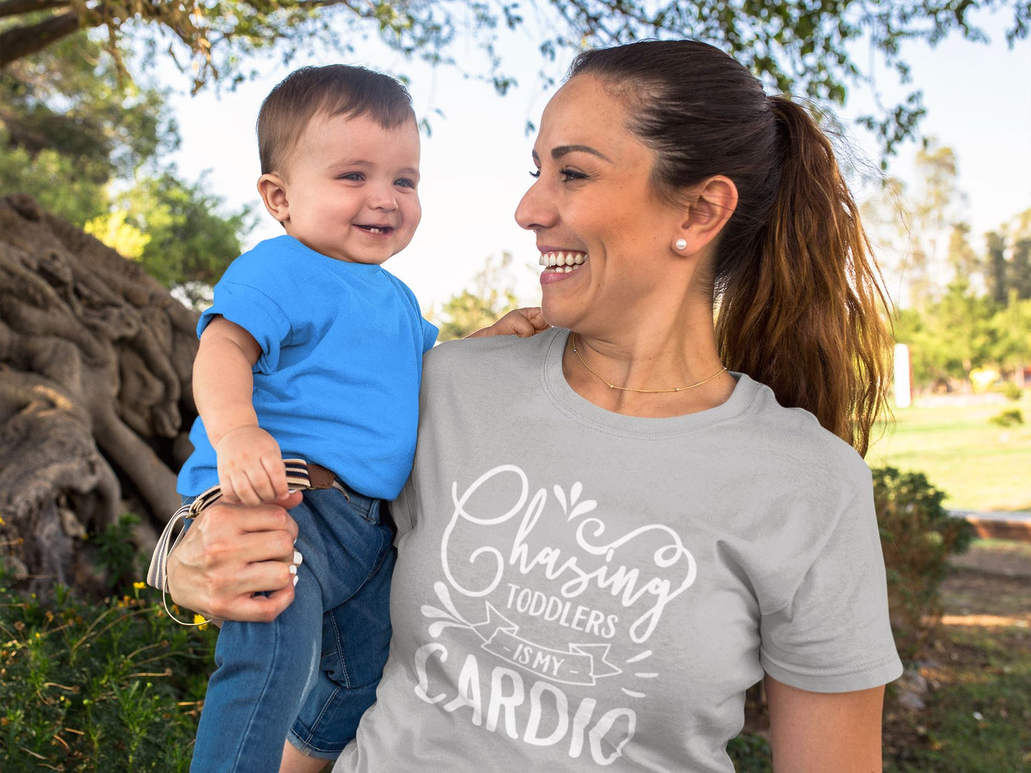 Chasing Toddlers is My Cardio T-shirts