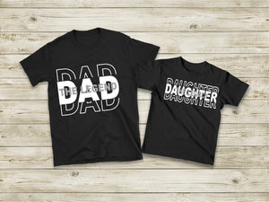 Dad Daughter Legend Legacy Matching T-shirts