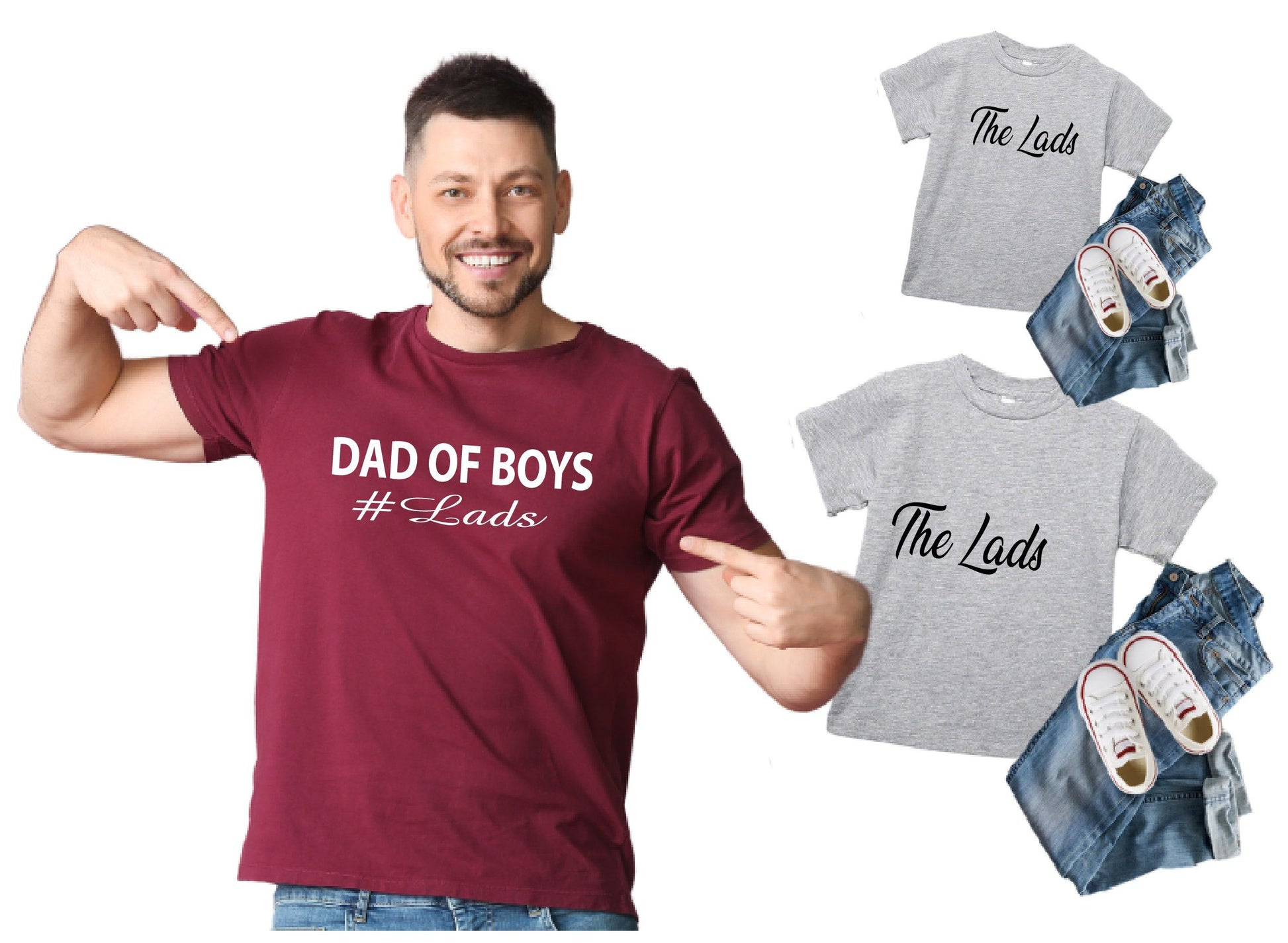 Dad Of Boys Tshirts #Lads