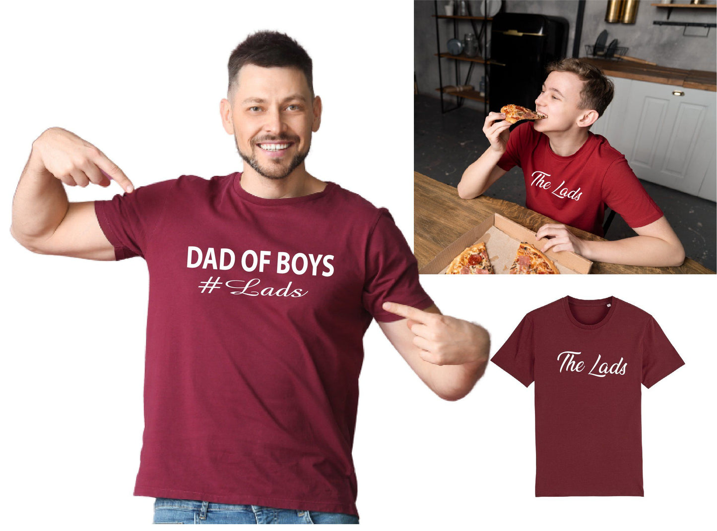 Dad Of Boys Tshirts #Lads