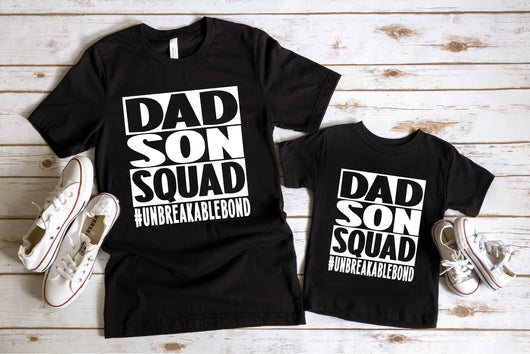 Dad Son Unbreakable Bond Matching T-shirts