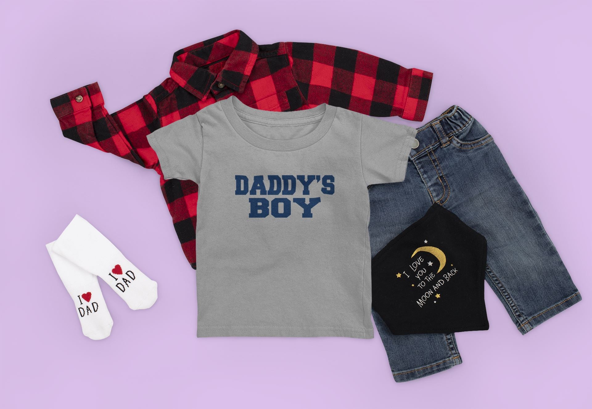 Daddy & Daddy's Boy Daddy's Girl Matching T-shirts