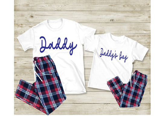 Daddy & Daddy's Boy Tartan Pyjamas