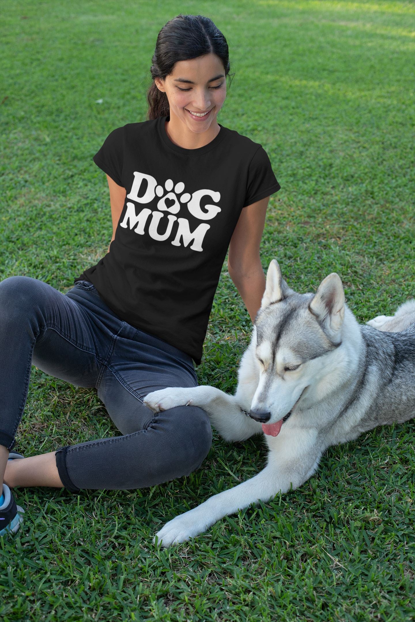 Dog Mum Slogan T-Shirt