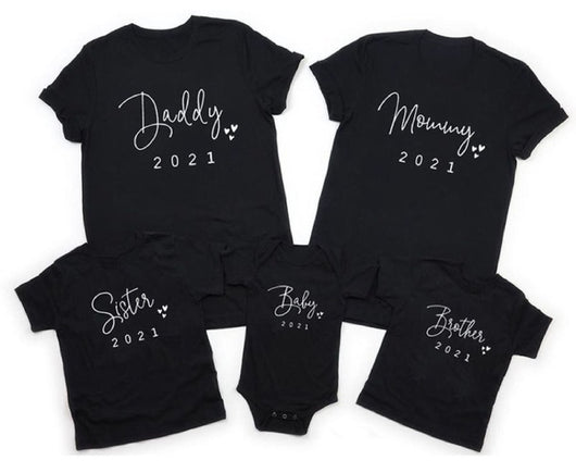 Family Matching 2021 T-shirts
