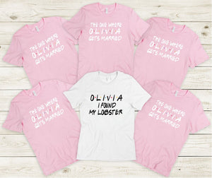 Friends Style Hen Party Pink T-Shirts