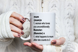 Funny Mum definition dictionary Gift Mug