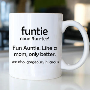 Funtie definition dictionary Gift Mug