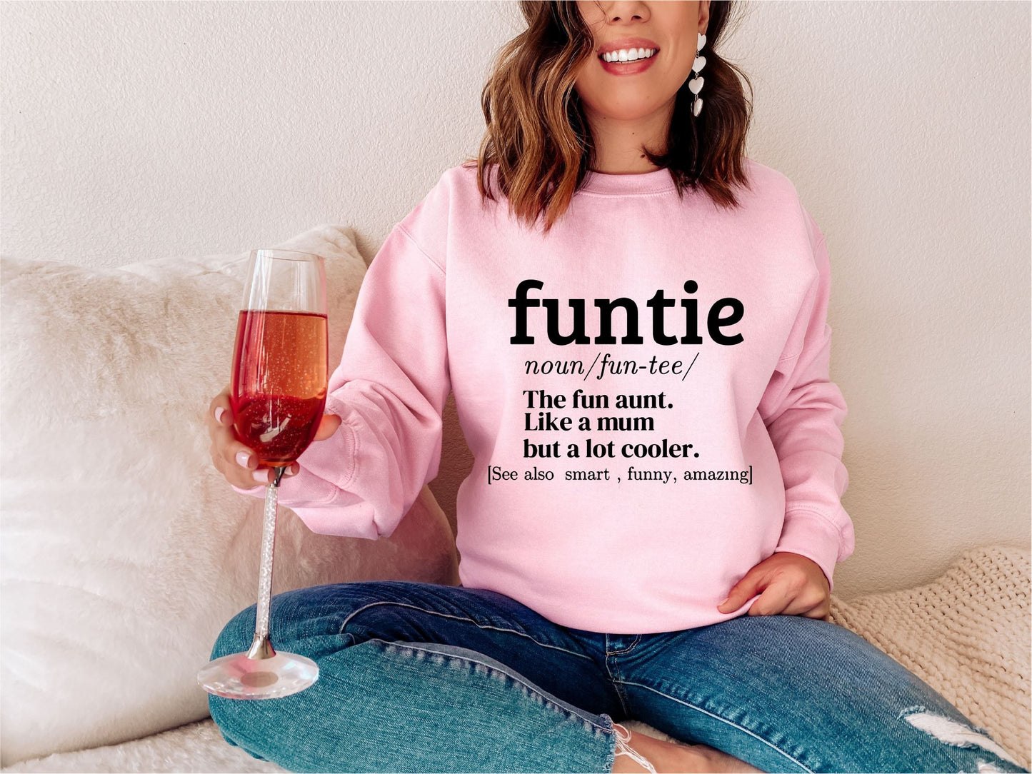 Funtie Fun Auntie Definition Sweatshirt