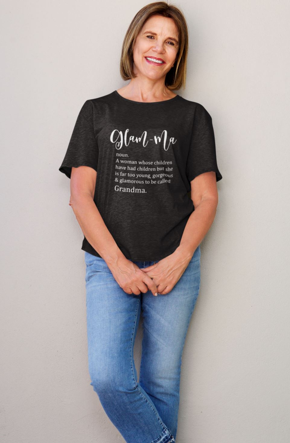 Glam-ma Definition Slogan T-shirt