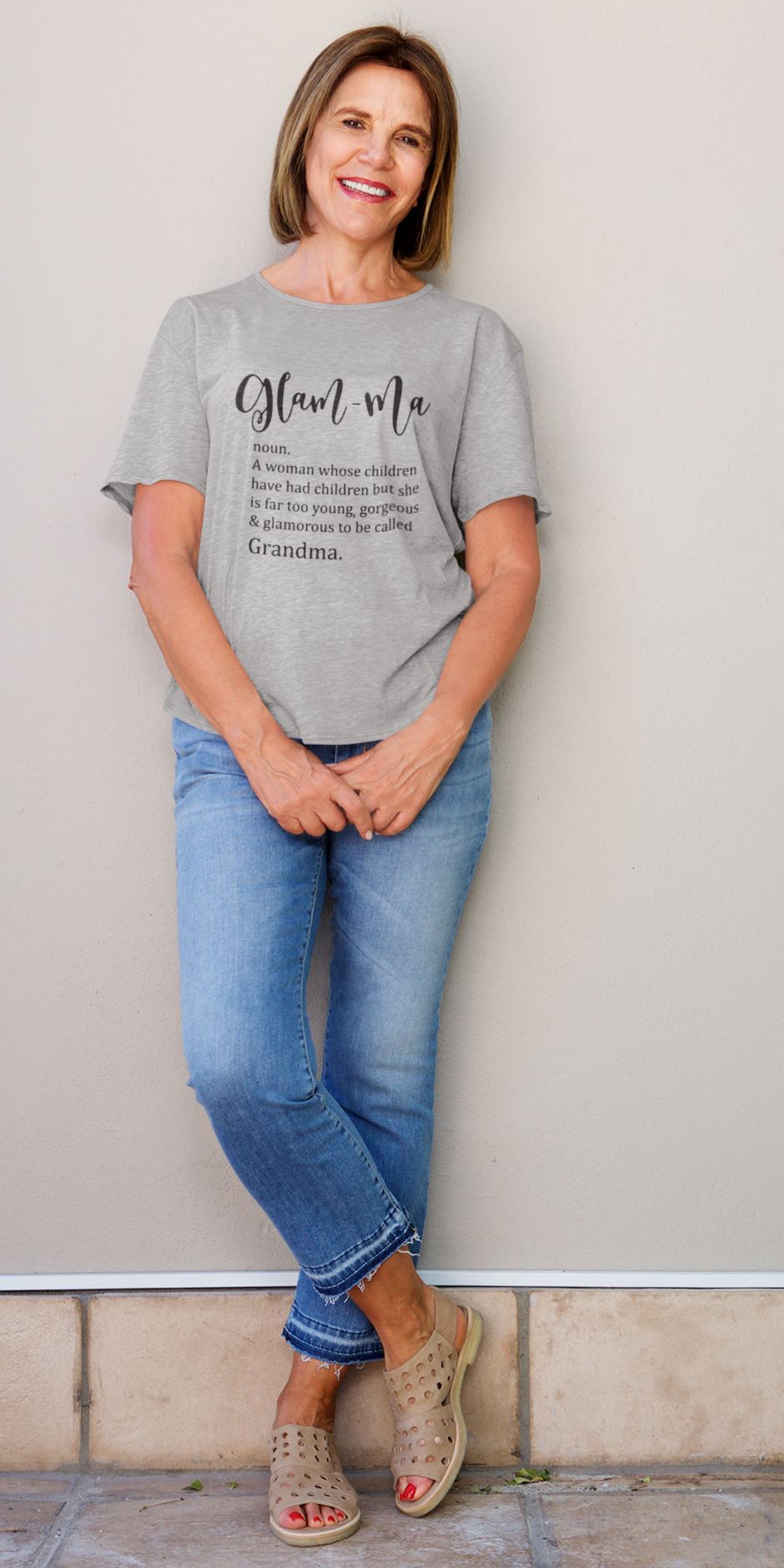 Glam-ma Definition Slogan T-shirt