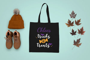 Halloween Personalised Trick or Treat Bag