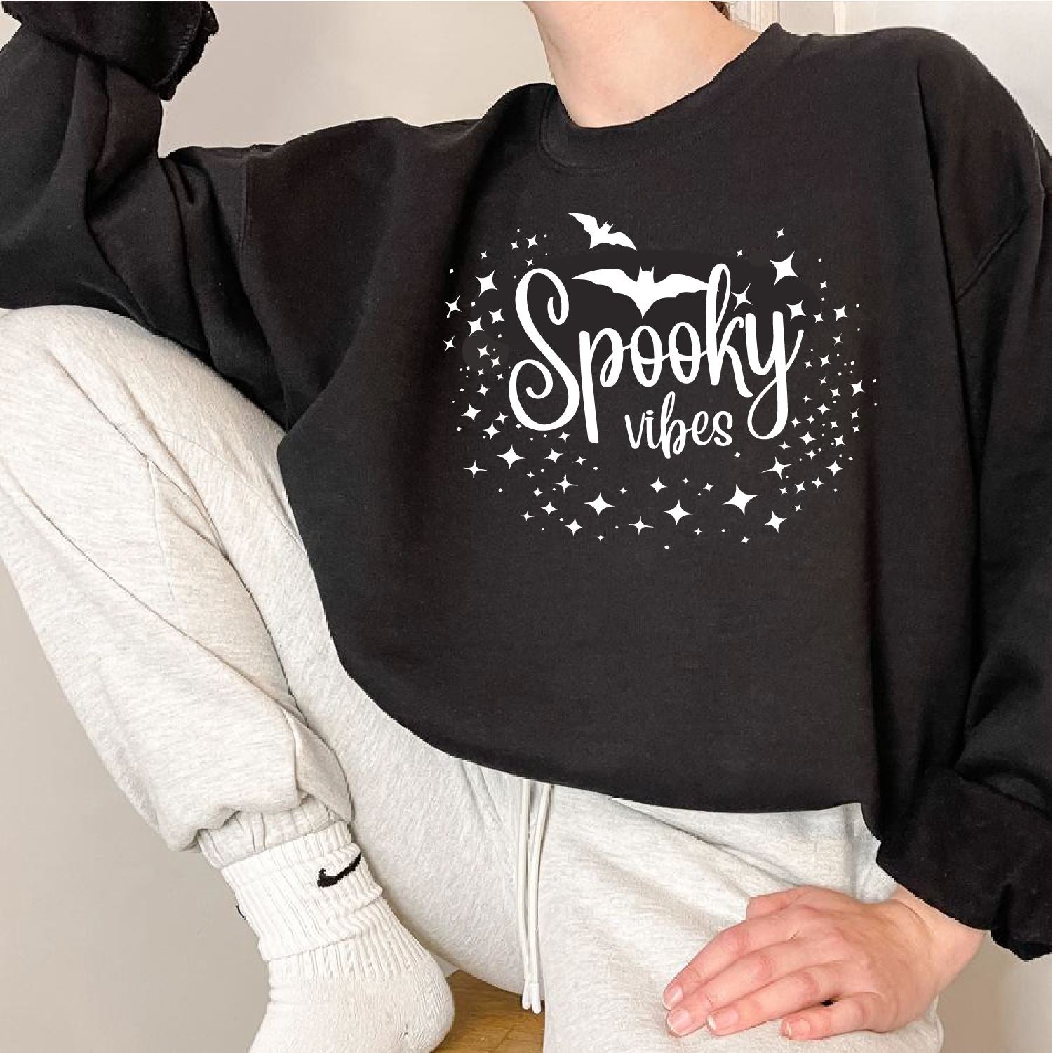 Halloween Spooky Vibes Sweatshirt