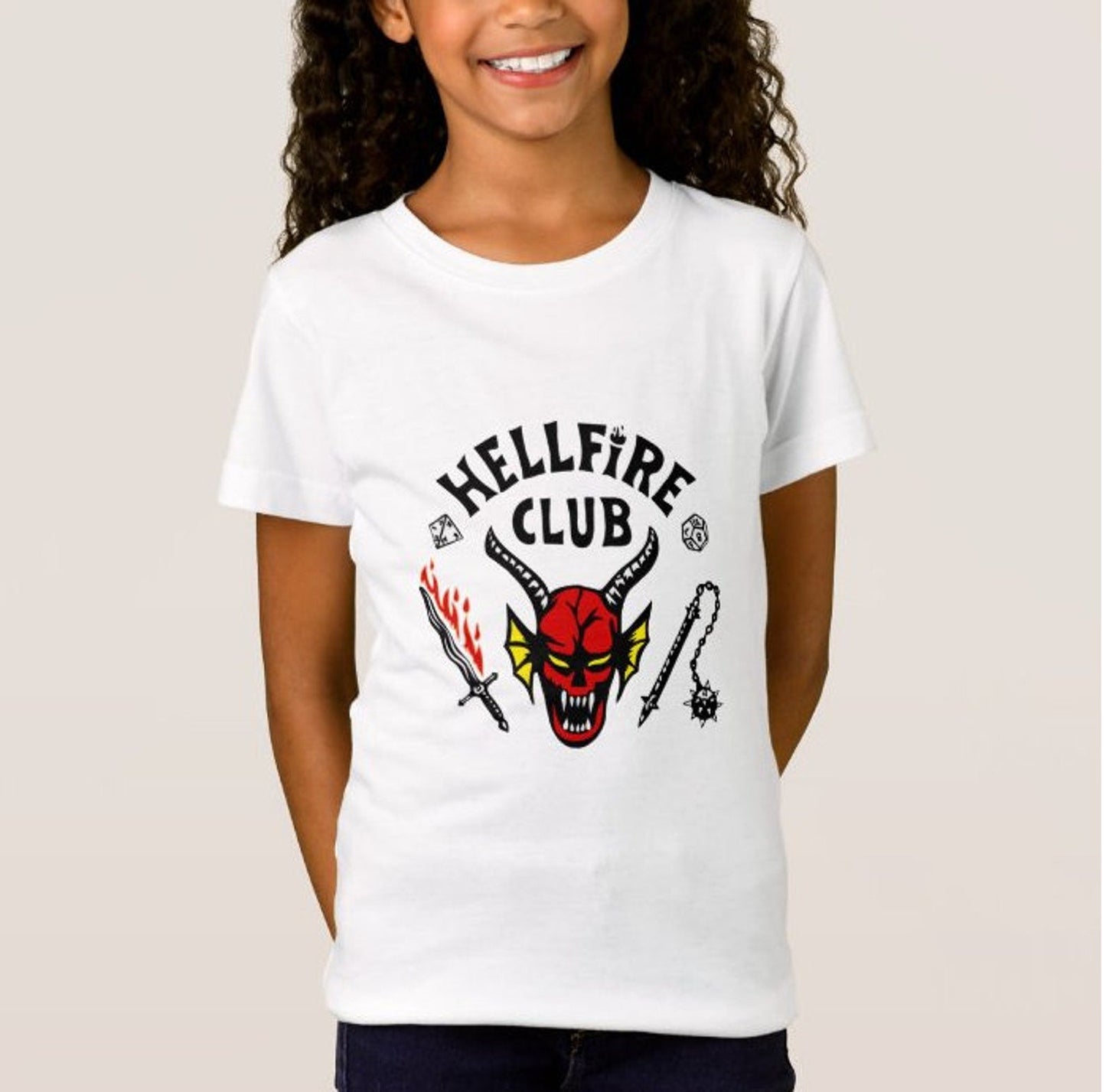 Hellfire Club Short Sleeve Kids Tshirt