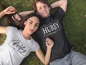 Hubby Wifey Personalised T-shirt