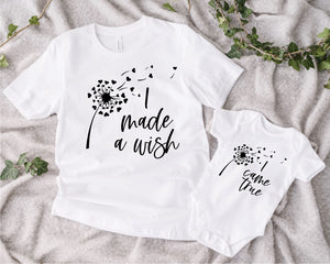 I made a wish matching T-shirts