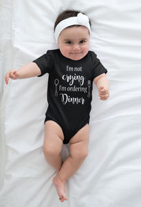 Im not crying funny Baby Top
