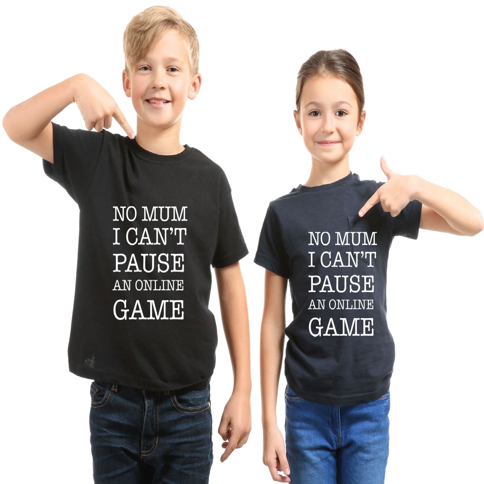 Kids Gaming No Mum I can't Pause An Online Game Thsirt