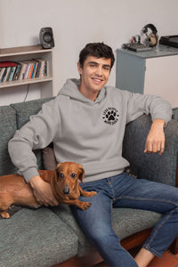Less People more Dogs Slogan Mens Hoodie