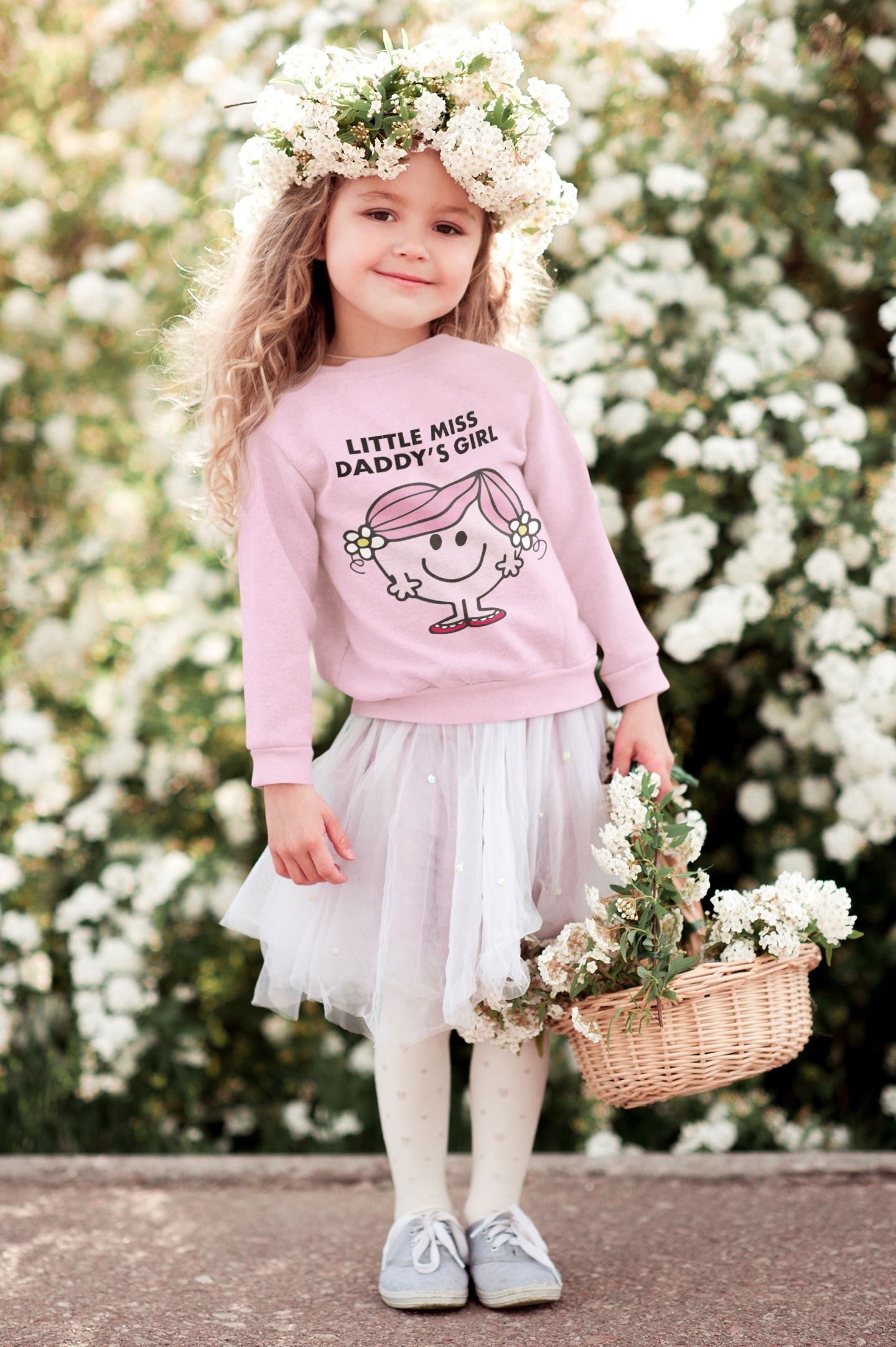 Little Miss Daddy's Girl Pink Sweatshirt