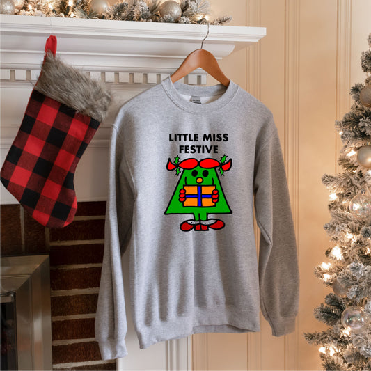 Little Miss Festive Sweatshirt