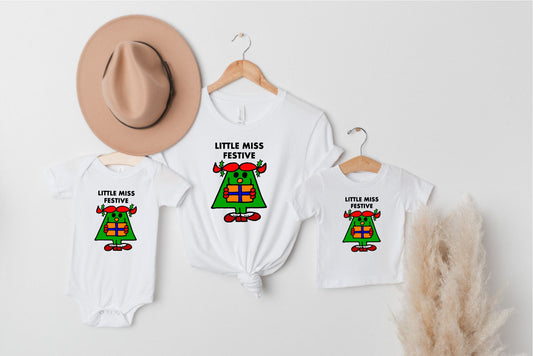 Little Miss Festive T-shirts