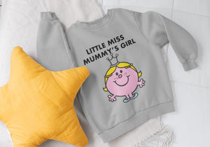 Little Miss Mummy's Girl Grey Sweatshirt