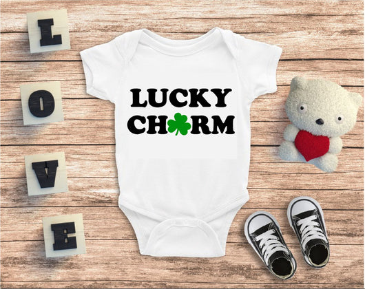 Lucky Charm Baby St Patricks Day Outfit