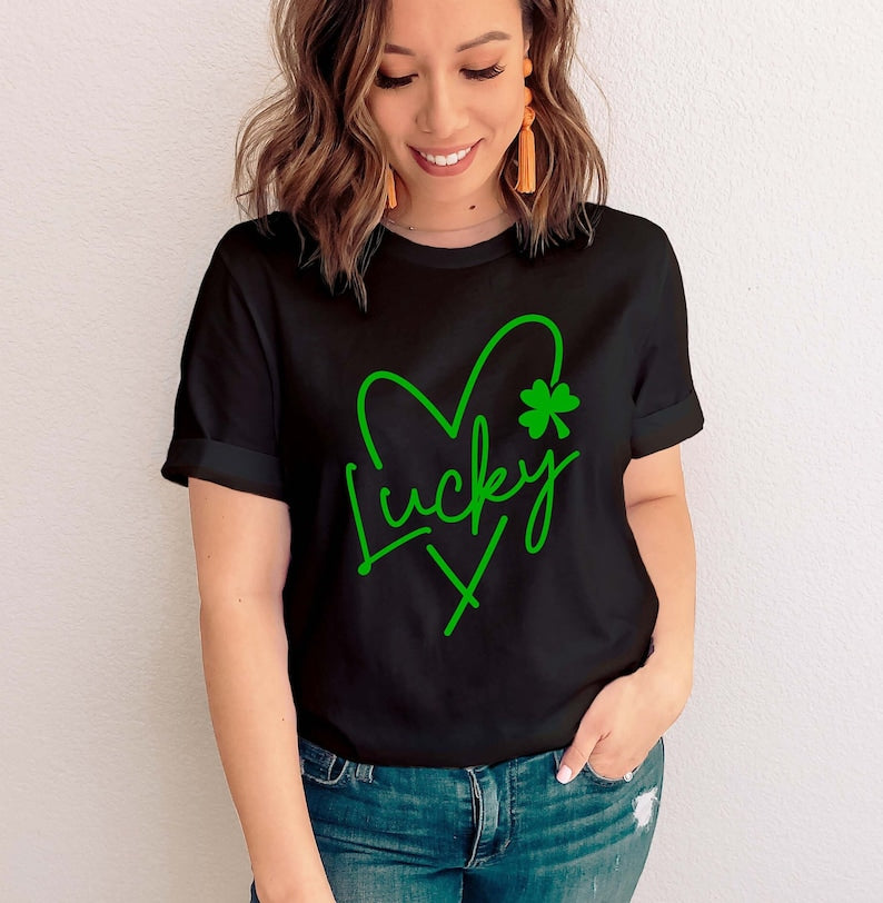 Lucky Shamrock St Patricks Day T-shirt