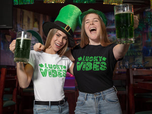 Lucky Vibes St Patricks Day T-shirt