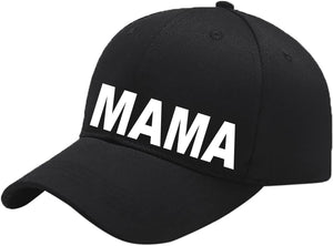 Mama Black and White Cap