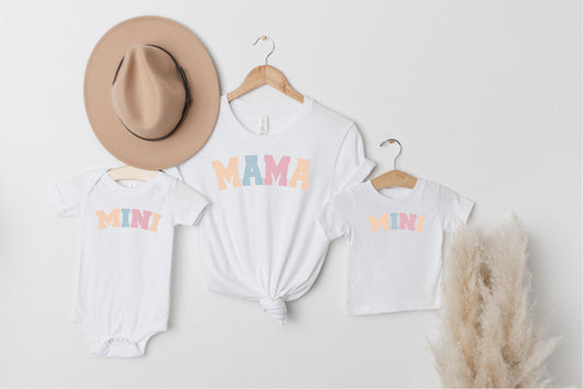 Mama & Mini Pastel T-shirts