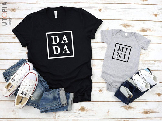 Matching Dada and Mini T-shirts