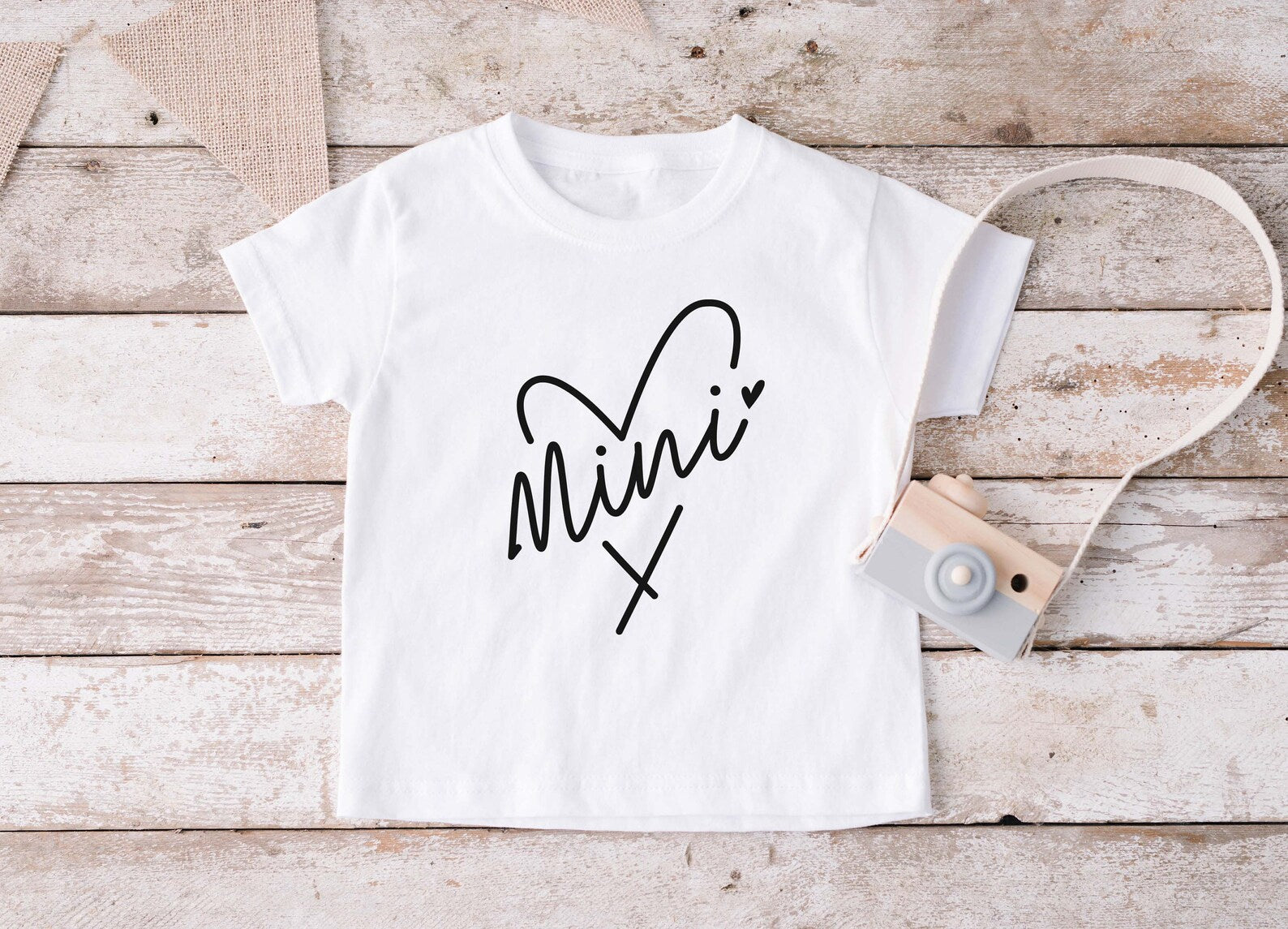 Matching Mama & Mini Heart T-shirts