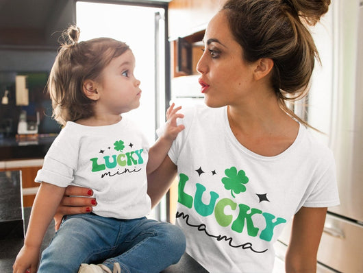 Matching Mama & Mini Lucky T-shirts