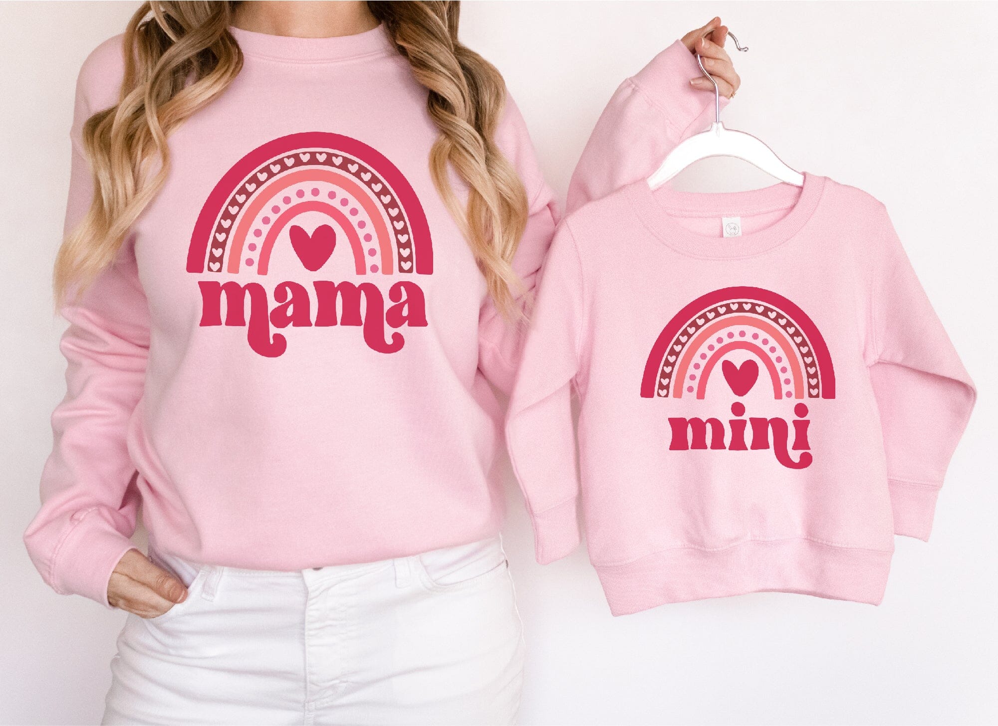 Matching Family Mama Mini Mother Daughter Sweatshirts Jumpers Tops Print My Tops