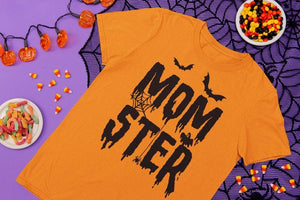 Matching Monster and Momster T-shirts