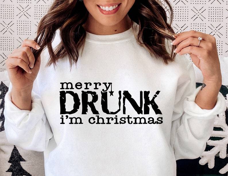 Merry Drunk I'm Christmas Jumper
