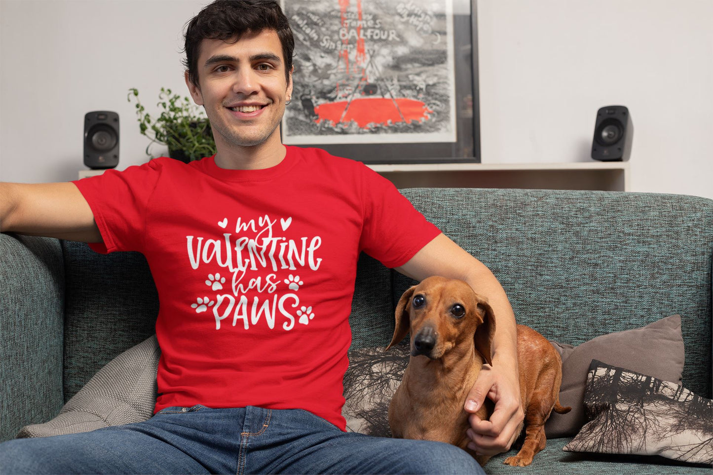 My Valentine Has Paws T-Shirt